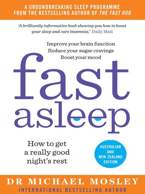 Title details for Fast Asleep by Dr Michael Mosley - Wait list